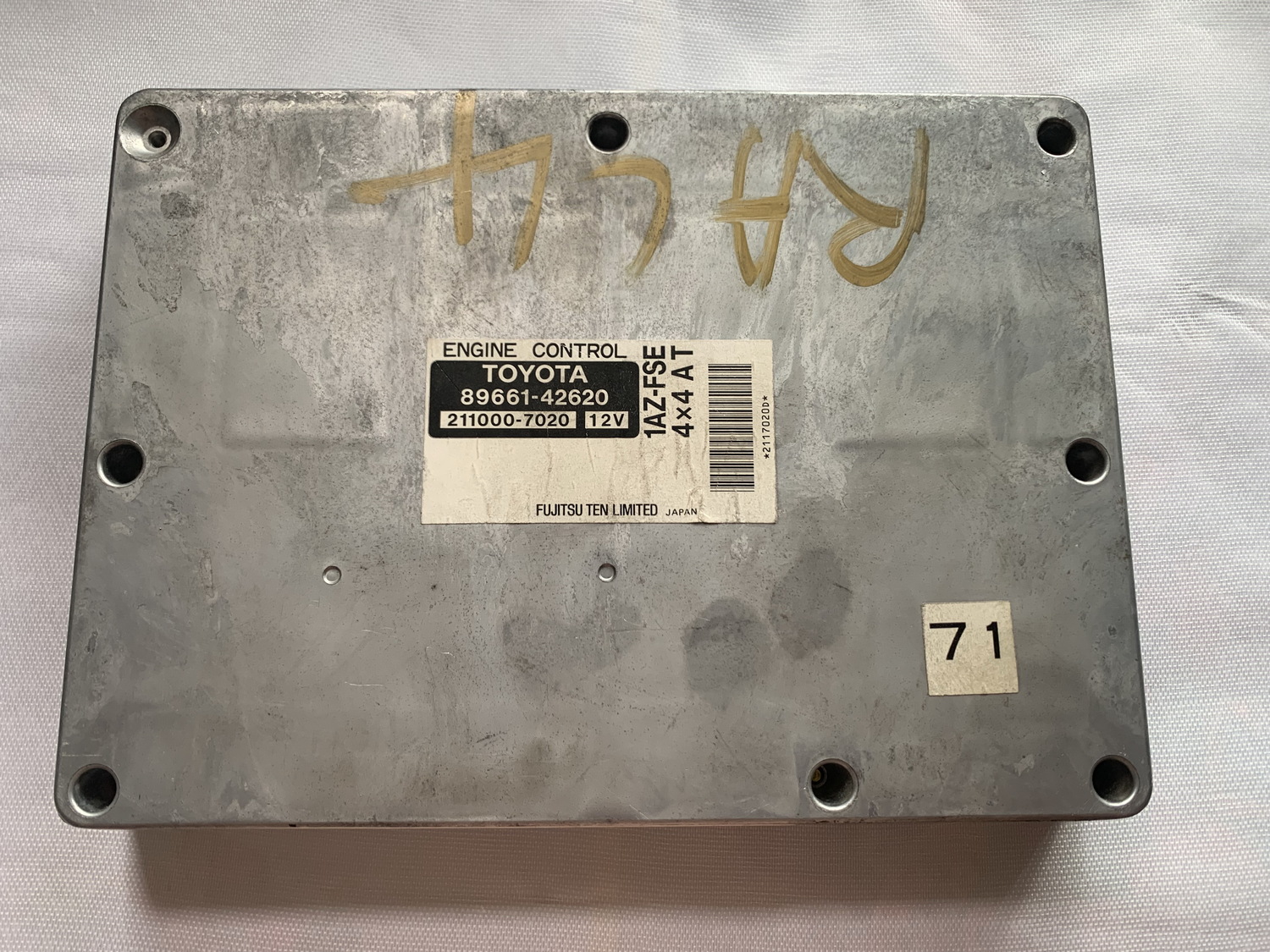 89661-42620 (8966142620) Fujitsu Tenlimited 211000-7020 (2110007020) рав 4 rav 4 ремонт пропайка эбу