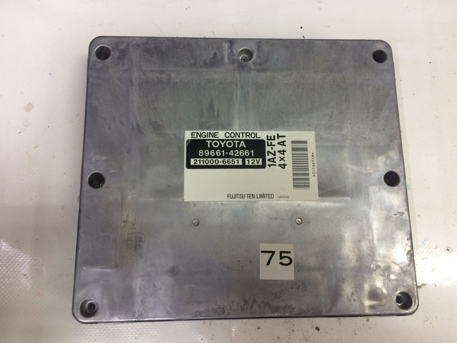 8966142661 (89661-42661) Fujitsu Ten Limited 2110006651 (211000-6651) ремонт блока управления рав 4