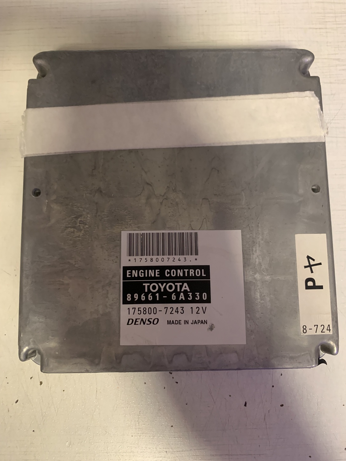 тойота пинается акпп 89661-6A330 (896616A330) Denso 175800-7243 (1758007243) Land Cruiser Prado J120 ремонт Toyota пинается кпп